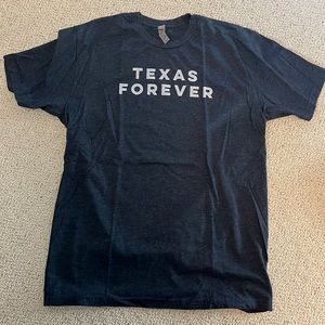 Size Large Texas Forever t-shirt purchased from Magnolia in Waco, TX